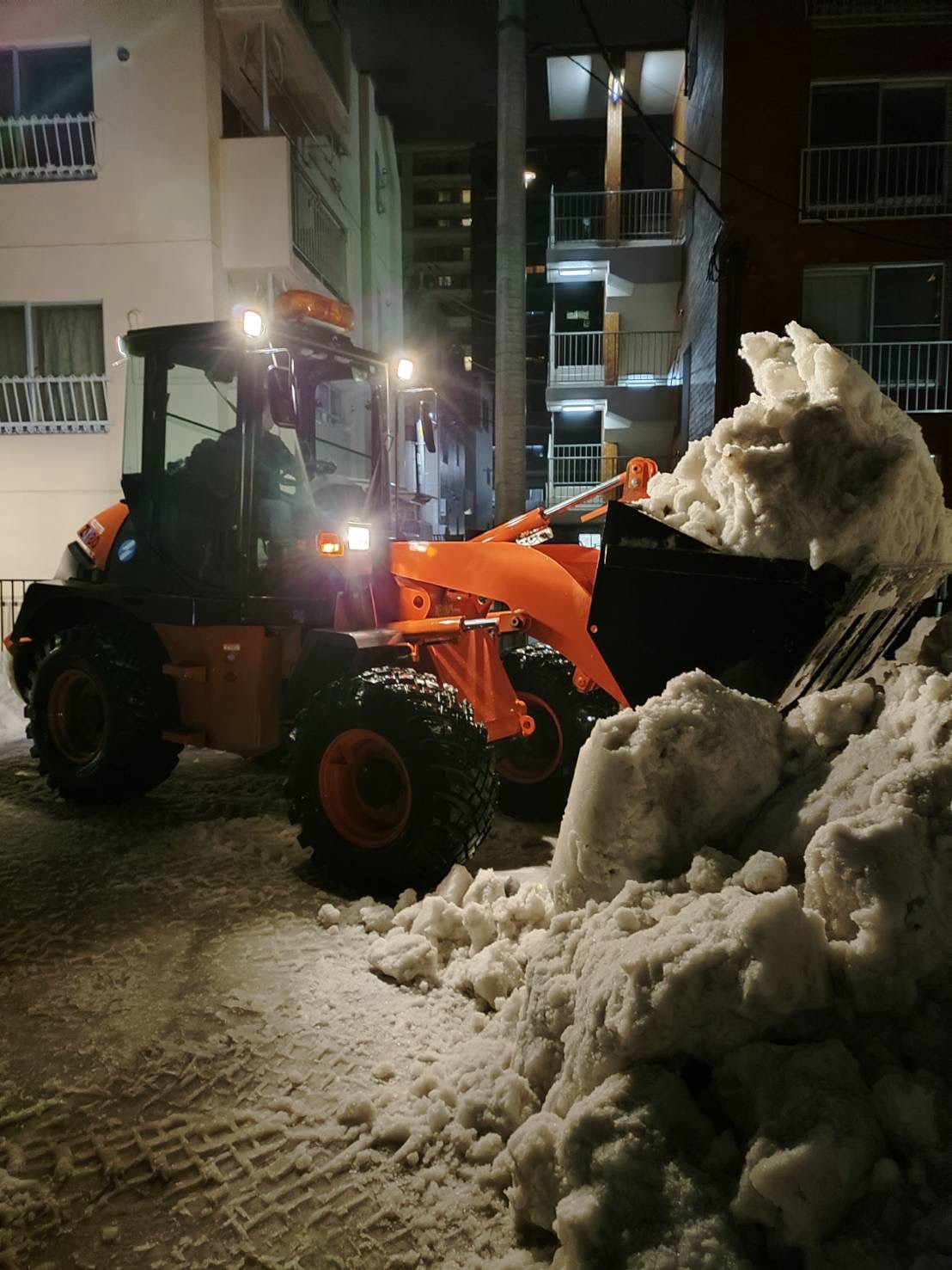 除雪作業